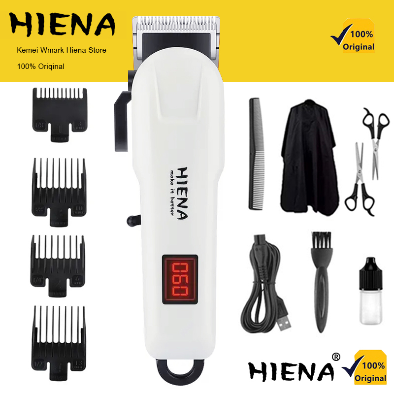 Hiena KM-809A HI-209 Clipper Hair Clipper Trimmer Razor Mesin Rambut ...