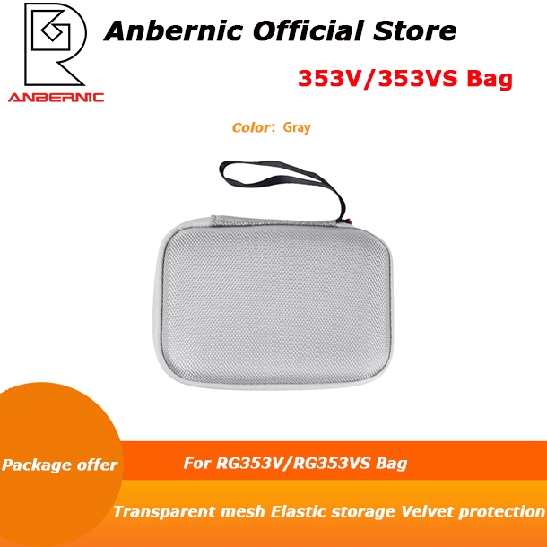 ANBERNIC RG353V RG353VS storage bag game console shell transparent grid ...