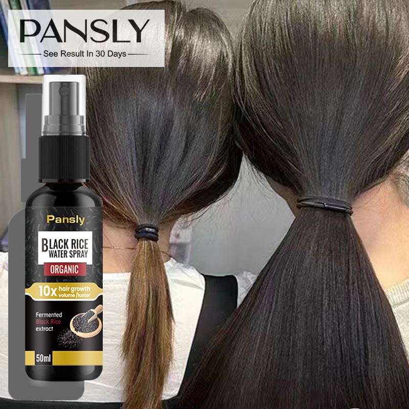 PANSLY black rice water spray conditioner for rebonded hair seeds