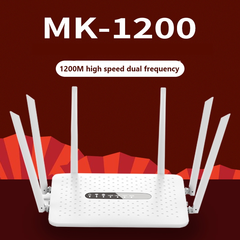 Modem router, 1200M dualchannel 5G wifi multiantenna super