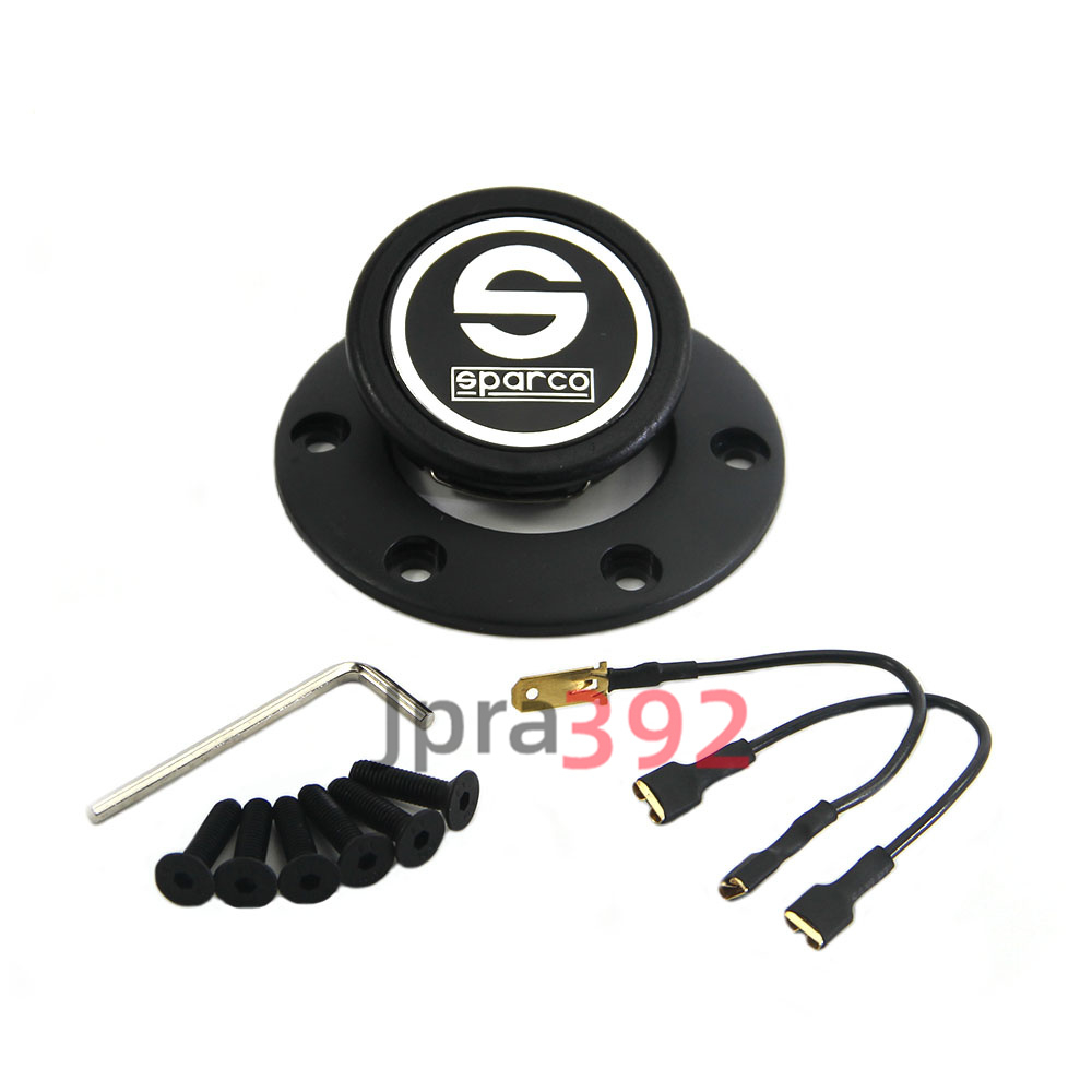 Sparco Universal Horn Button Steering Wheel Center Push Switch + Screws