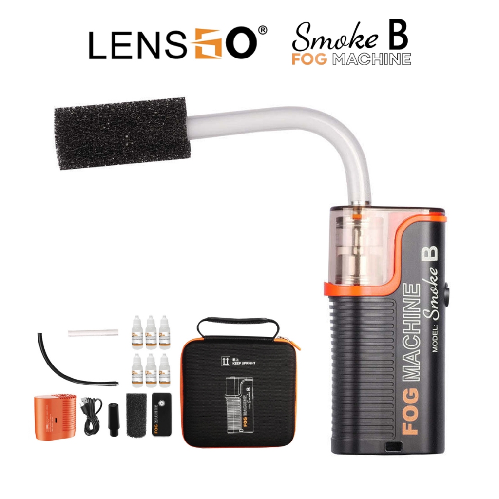 LENSGO Smoke B Smoke S 40W Portable Hand-Held Fog Machine Studio Short ...