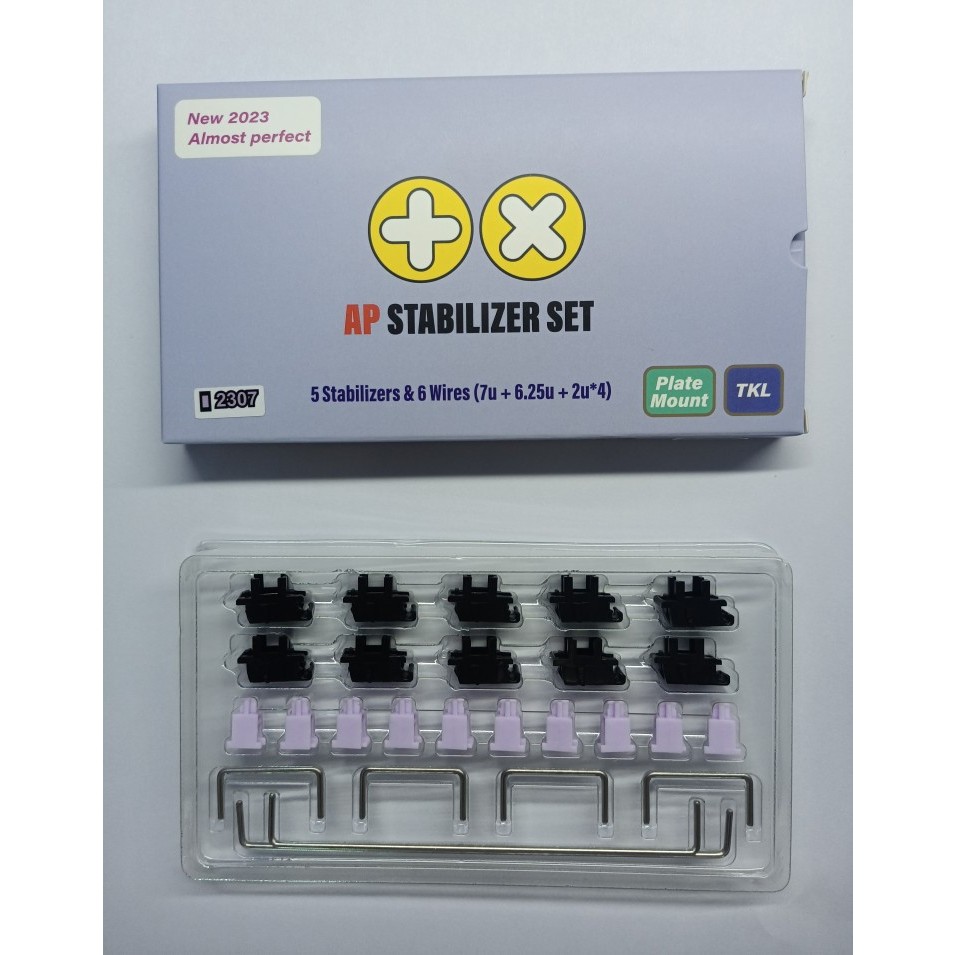 TX Stabilizers AP Plate Mounted Stabilizers For TKL Layout 7U 6.25U ...