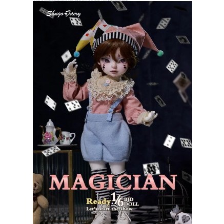 Magician Bjd Doll 1/6 Illusionist Circus Performer Retro Resin Ball ...