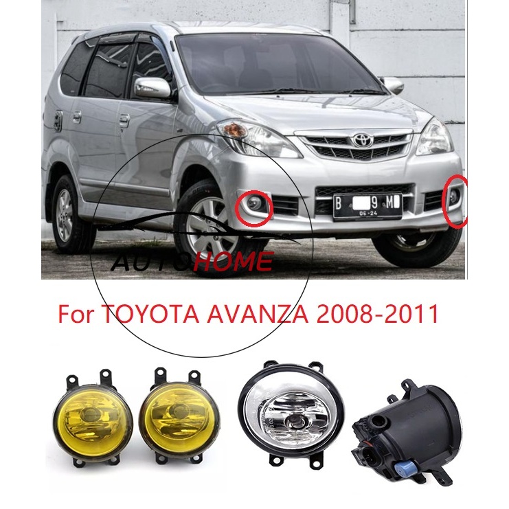 Fog lamp For TOYOTA AVANZA 2008 2009 2010 2011 fog light front bumper ...