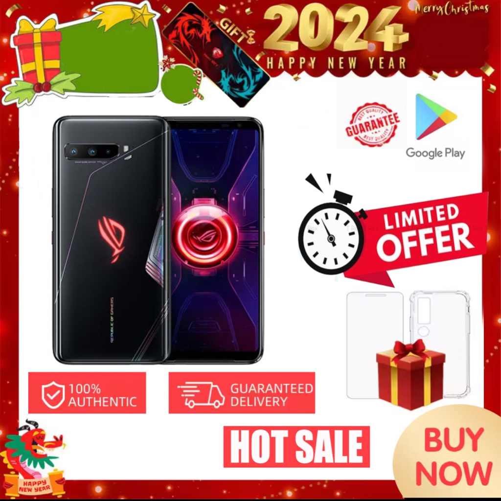Global version Asus ROG 5G Gaming Phone Snapdragon 865 Plus 6000mAh  144HZ FHD+ AMOLED NFC ROG Phone ROG3 Smartphone