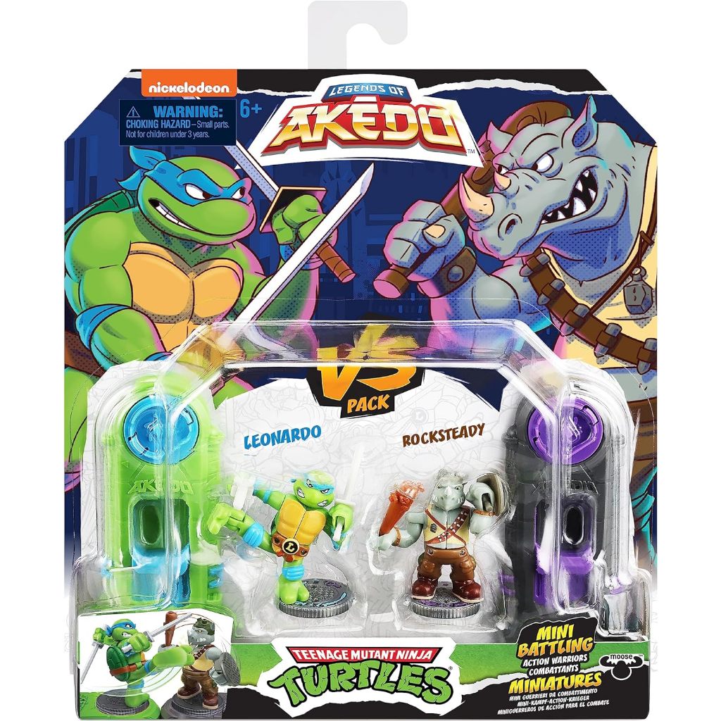 Promo Legends Of Akedo Teenage Mutant Ninja Turtles Battle Pack 40 Years Of Tmnt Diskon 48% Di
