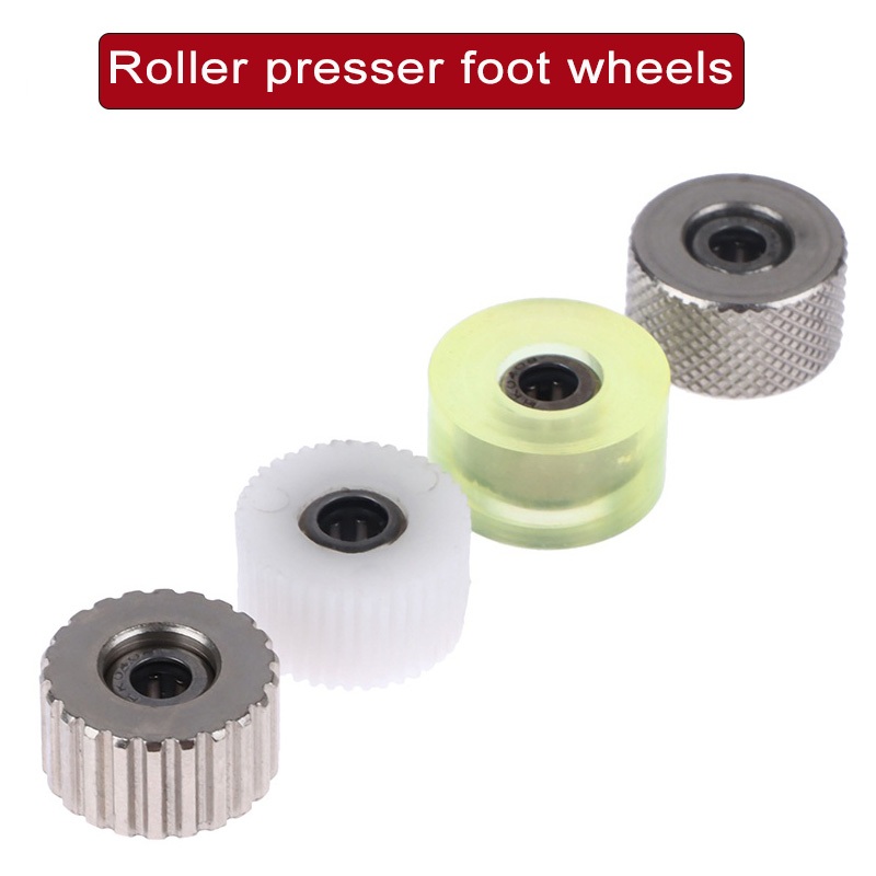 1set Three Wheels Thick Roller Presser Foot Industrial Sewing Machine ...