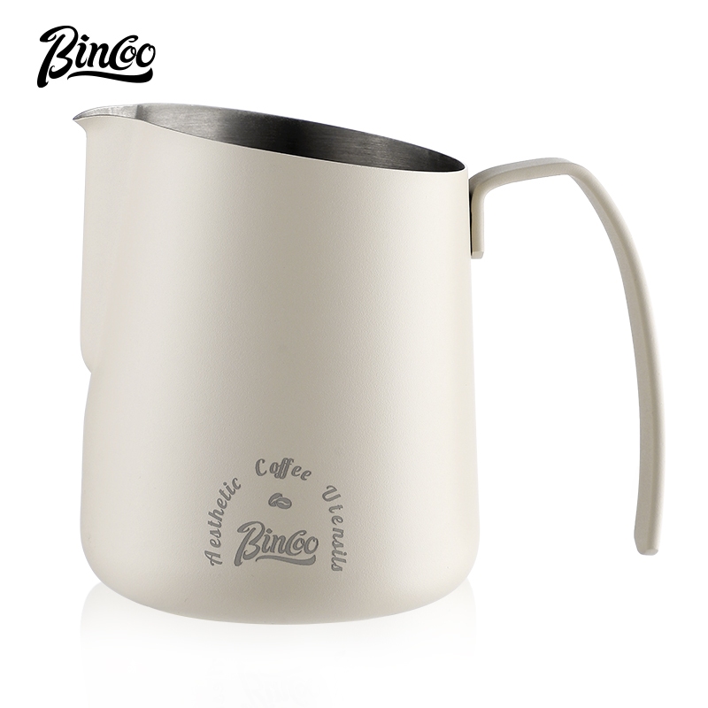 BINCOO Coffee Pull Flower Vat Diagonal Latte Cup Stainless Steel ...