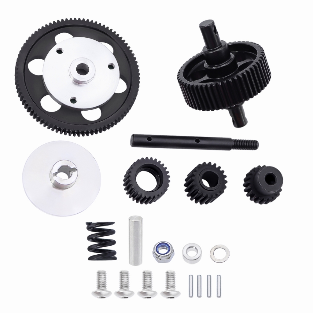 2-trins Gearkasse Med Indvendige Gear Og Servo Til 1/10 Rc Crawler Trx4 Trx6 Upgrade Pa 4b47d08c79484190