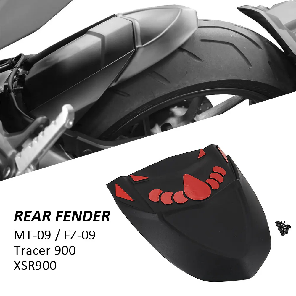 Porte-plaque Et Garde-boue Arrière Moto Pour YAMAHA XJ6 / DESVIO / FZ6R 2009-2017 - Neuf Noir