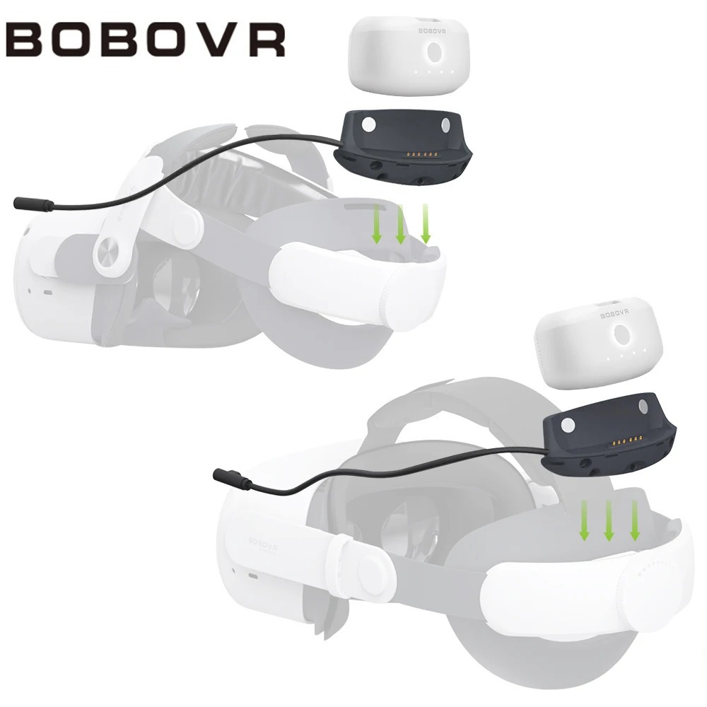 BOBOVR Battery Dock Kit for M1/M2 Plus Strap for Meta Quest2 Quickly ...