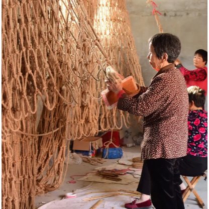 Hemp rope net, wall decoration net, ceiling net, staircase net ...