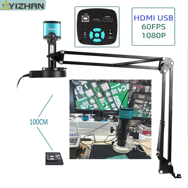 【YIZHAN Microscope Free Shipping】4K 48MP HDMI USB 60FPS Video ...