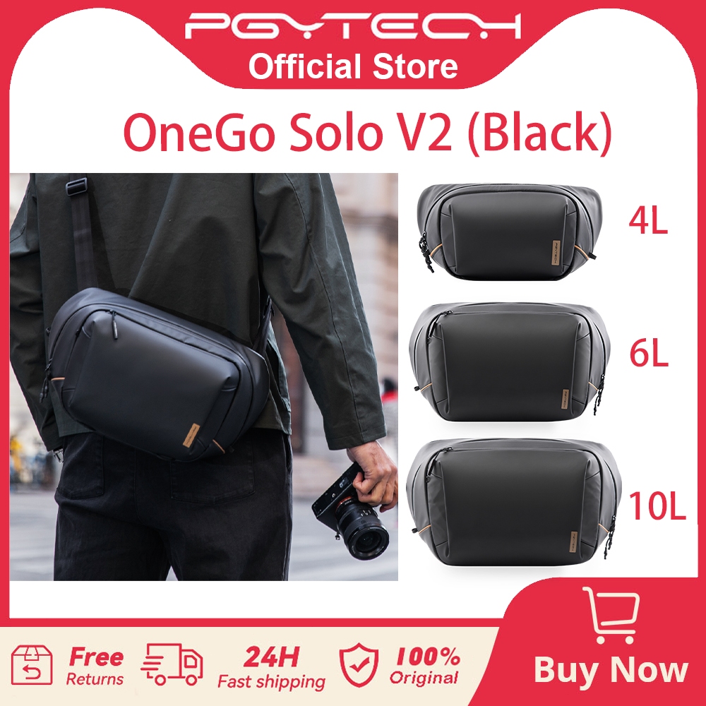 【Official Store】PGYTECH OneGo Solo V2 Black 4/6/10L Camera Bag