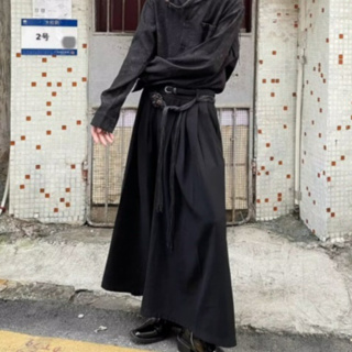 Japanese women Yohji Yamamoto style loose wide-leg pants casual Trousers  Jogg C