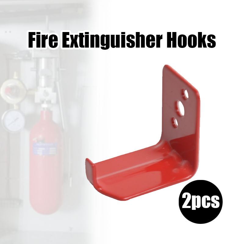 thumbnail image 2 of 4 Pcs Wall-mounted Fire Extinguisher Bracket For Home Kit Iron Car Hook Heavy Duty 2 of 14