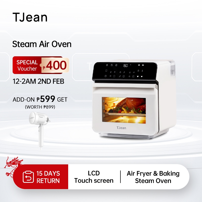 TJean Multifunctional Household Visual Steam Oven 10.5L | Shopee ...