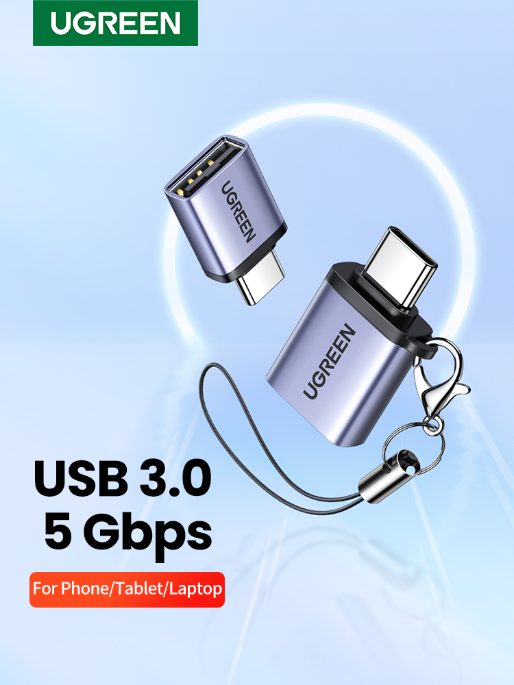 UGREEN Type C to USB Adapter USB C OTG Adapter for SAMSUNG S22 iPad Pro  2018/2020 SAMSUNG Note 10, S20, Realme Pro, Huawei Nova 7, Redmi Note