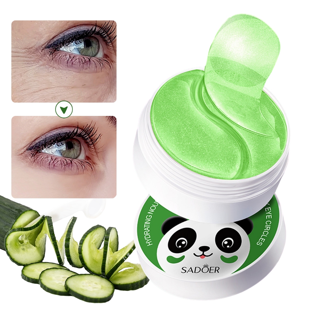 Gel Eye Patches Nourishing Cucumber Eye Gel Pads Collagen Eye Mask