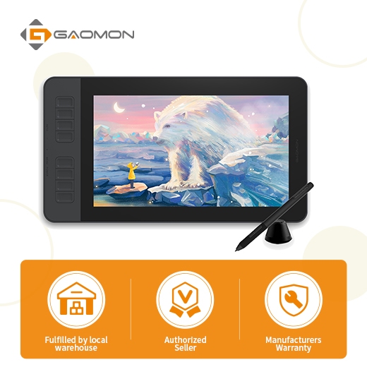 GAOMON PD1161 11.6 Inch Tilt Support Drawing Monitor,Pen Display