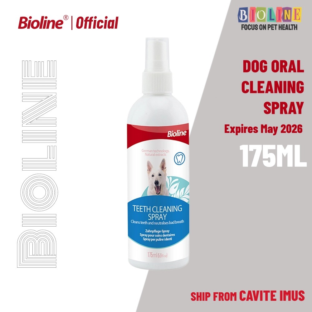 Bioline Oral cleaning spray for dogs 175Ml Shopee Philippines