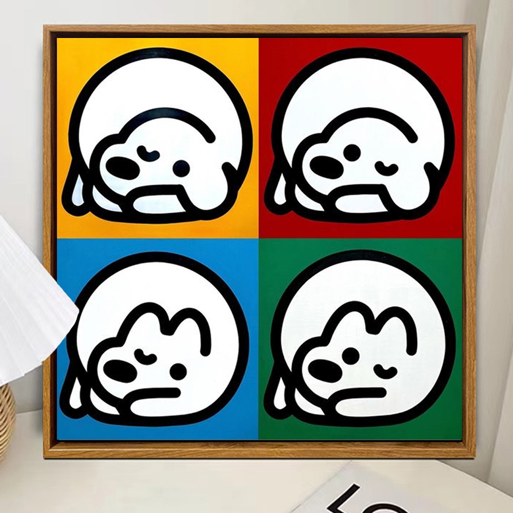 DROFE / Paint By Numbers / Maltese dog / Digital Oil Painting by