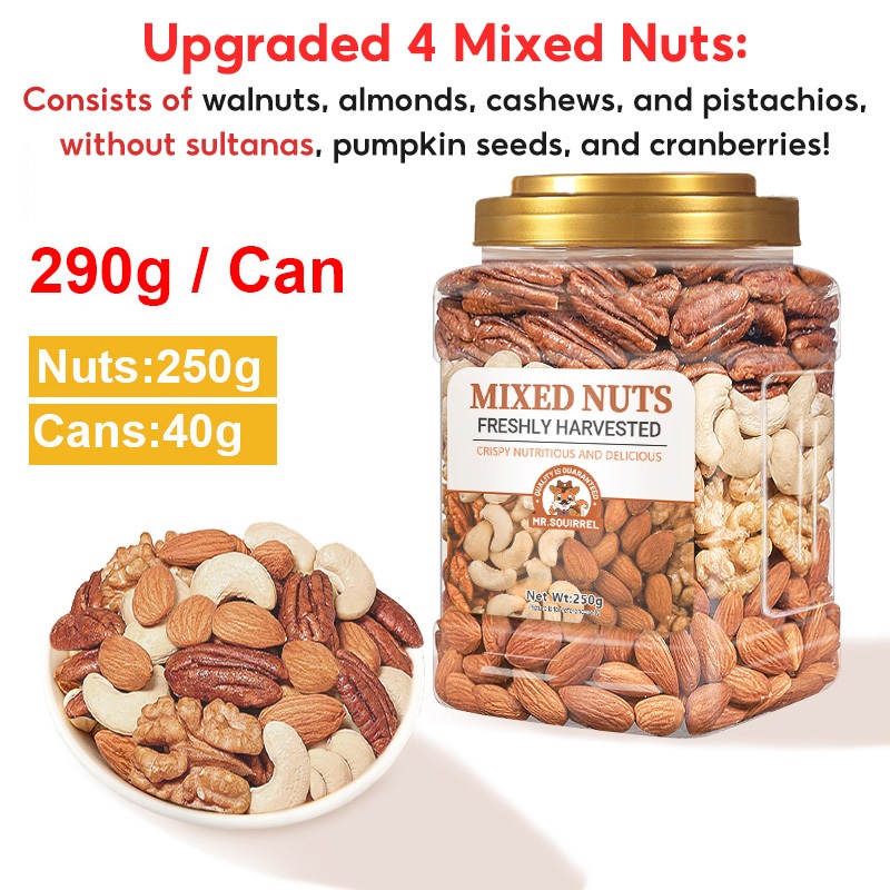 Mr Squirrel Mixed Nuts and Fruits Daily Snacks Mixed Nuts Healthy Snack