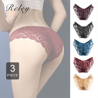 Women Sexy Lace Hollow Out Embroidered Mesh Sheer Panties Hollow Out Low  Waist Plus Size Underwear (Beige, One Size) at  Women's Clothing store