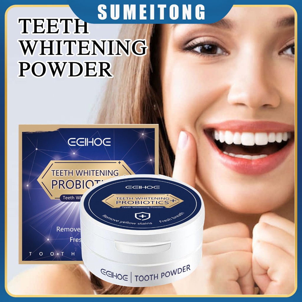 eelhoe Teeth Whitening Powder Remove Yellow Teeth Anti-Bacterial ...