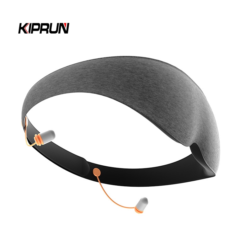 KIPRUN Sleep Eye Mask with Earplugs, 3D Comfort Eye Covers Blindfold
