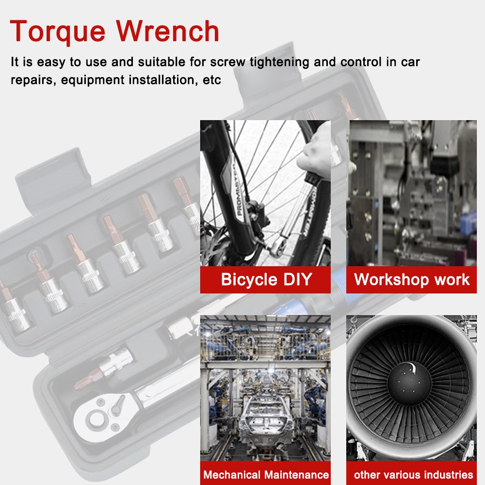 Quick-release Torque Wrench High Precise Torque Preset Wrenches 2-24N.m ...