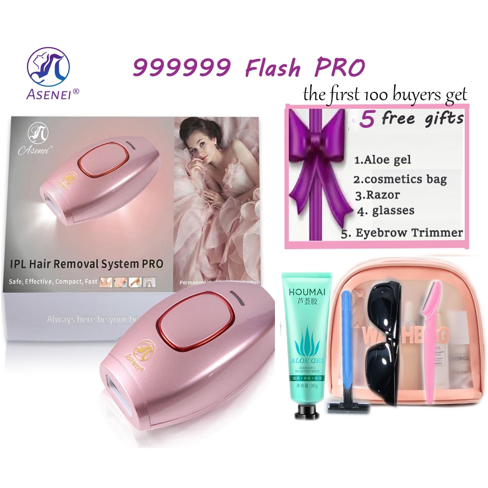 Asenei 999999 Flash IPL Laser Hair Removal Machine Permanent Painless