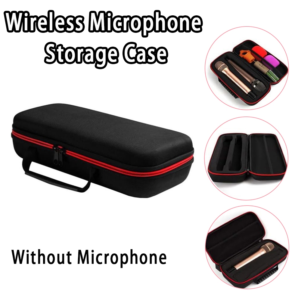 COD Portable Wireless Microphone Storage Bag Eva Microphone Carry Case