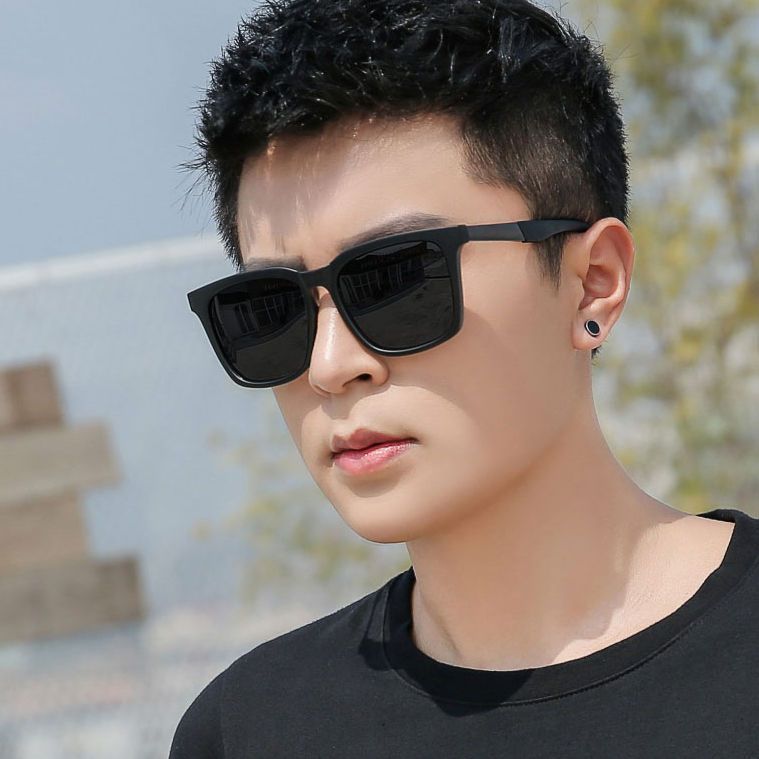 Kaimengsha Sunglasses for Men Original Sale Gentle Square Fishing Drive  Shades for Male 2024 New Trend Trendy Korean Style for Camping