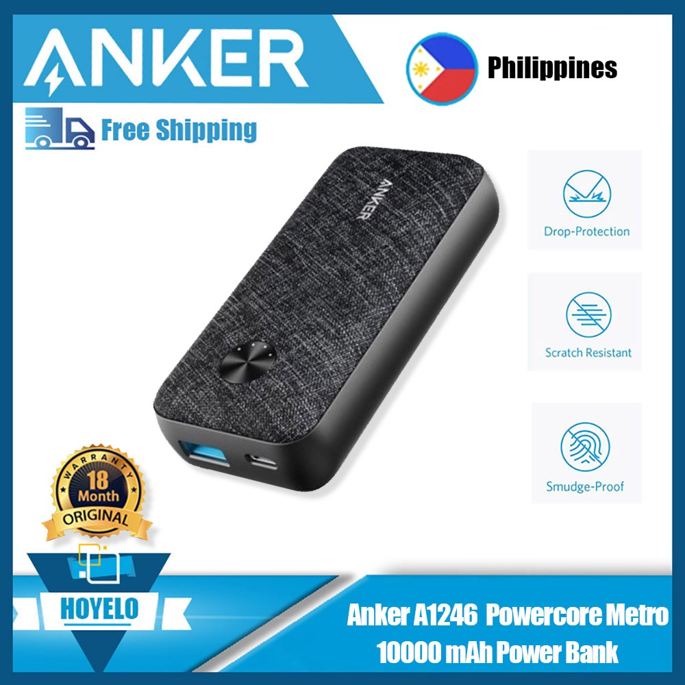 Anker Powerbank Fast Charging Powercore 10000mah Pd Redux Power Bank Portable Charger Usb C 0947