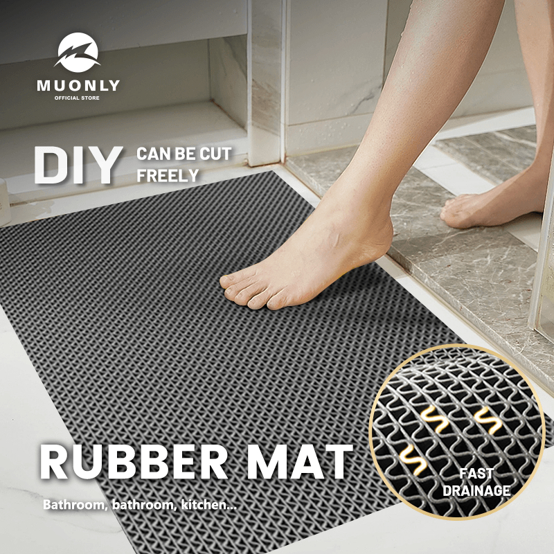 Muonly Bathroom NonSlip Mat Thick Bedroom AntiSlip Mat Kitchen Pad Pedal Pad FOR bathroom