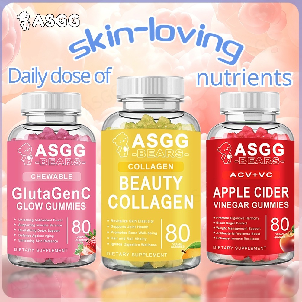 ASGG Collagen Gummies Glutathione Collagen Glow Original Skin Vitamins