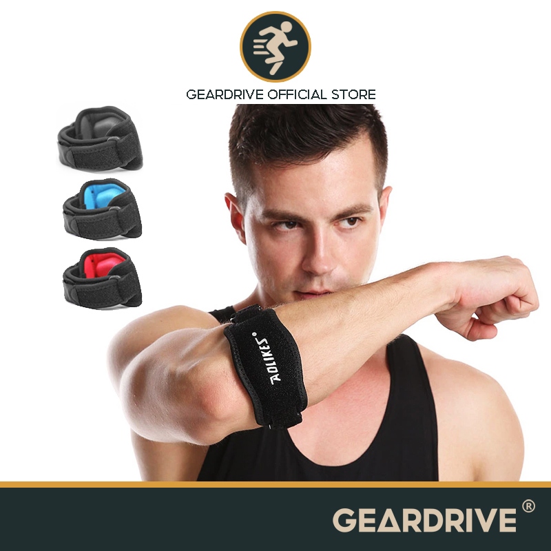 GEARDRIVE 1Piece Elbow Brace For Tendonitis And Tennis Golfers Support