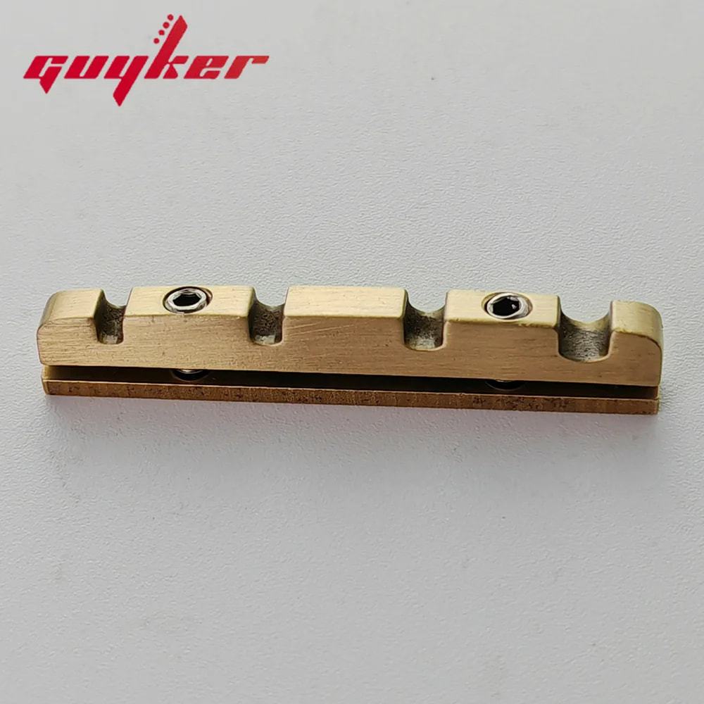 Adjustable Bell Brass Nut Guitar Brass Bridge Nut Split Regulation Nut