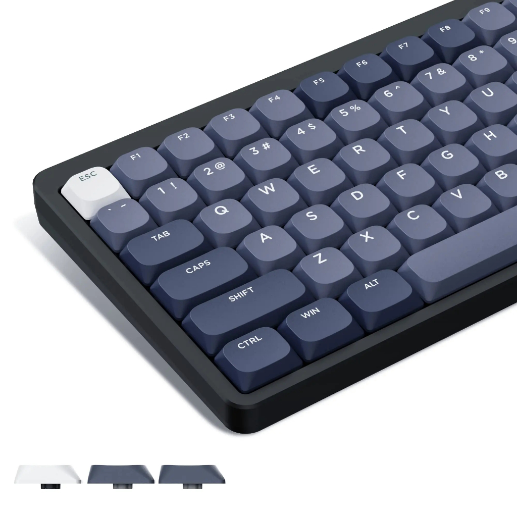 144 Keys Low Profile Keycaps Double Shot PBT Keycap for Gateron MX ...
