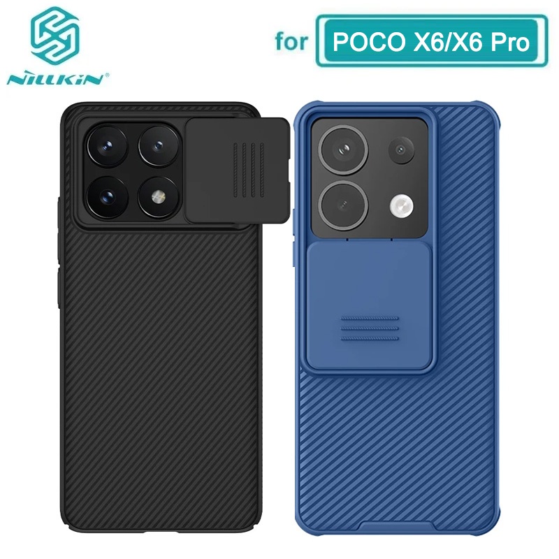 Poco X6 Pro Case Nillkin Camshield Slide Camera Lens Protection Back Cover For Xiaomi Poco X6 0162