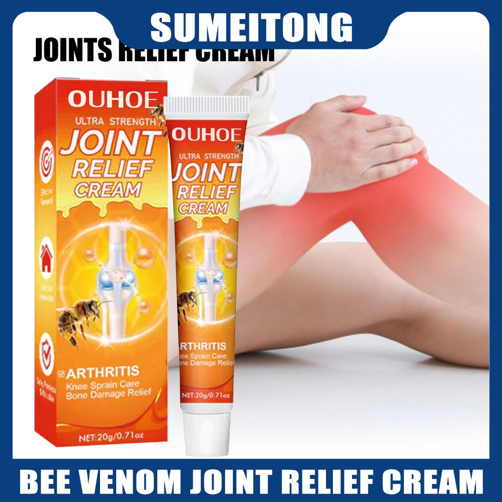 Ouhoe Bee Venom Joint Relief Cream Pain Relief Ointment Body Joint Tear ...