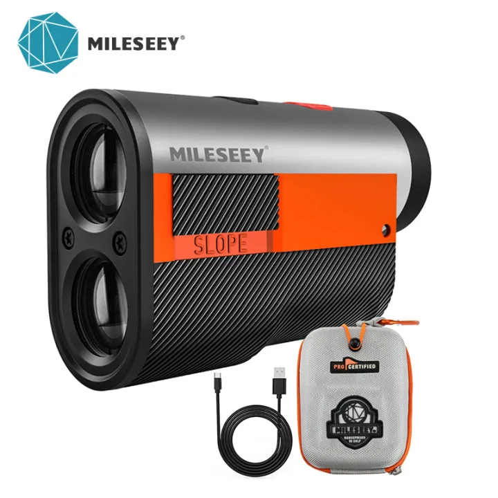 Mileseey Rechargeable Golf Range finder 656 Yds with Slope Switch, ±0