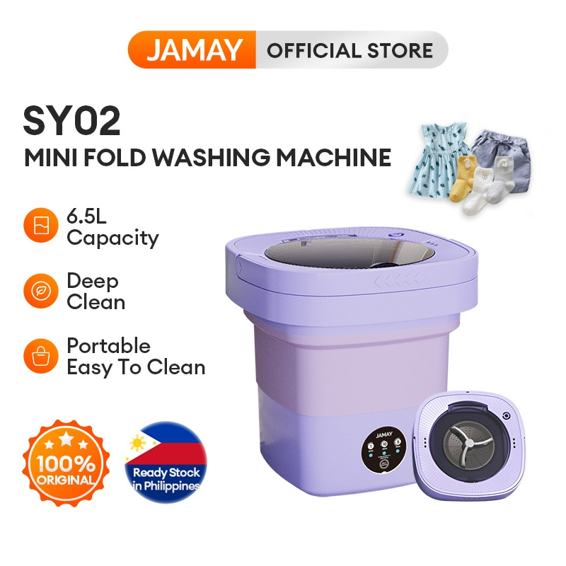 220V Daewoo Folding Underwear Washer Small Mini Washing Machine Portable