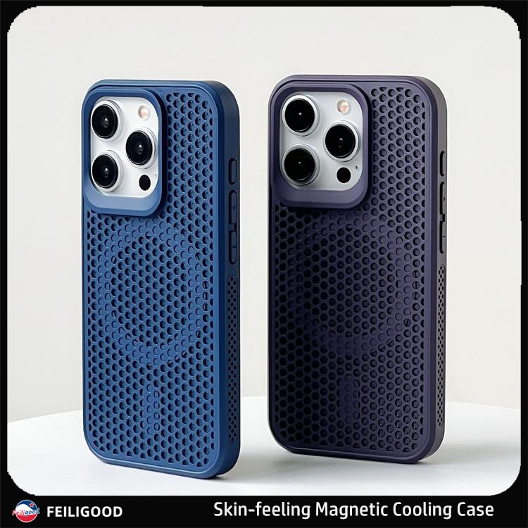 New Royal Blue Heat Dissipation Breathable Phone Case for