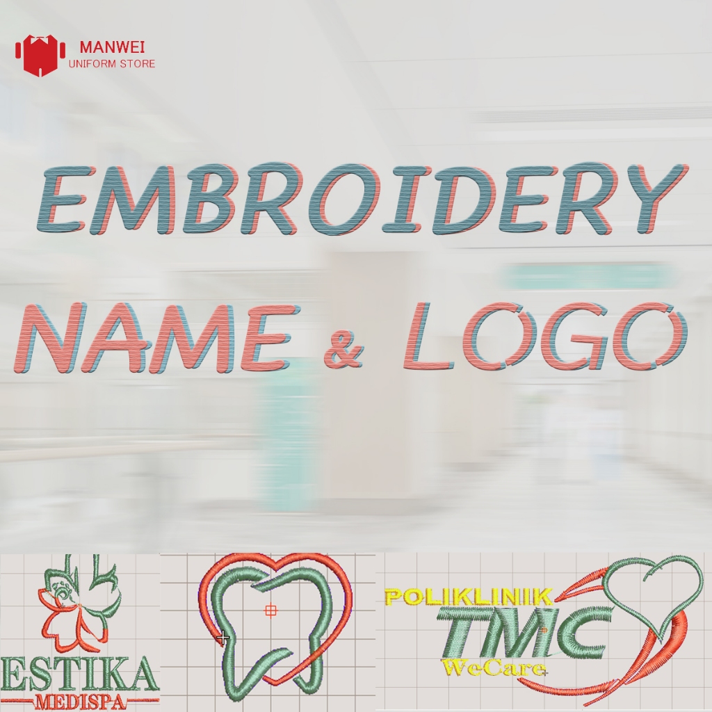 Embroidery Name and logo | Shopee Philippines
