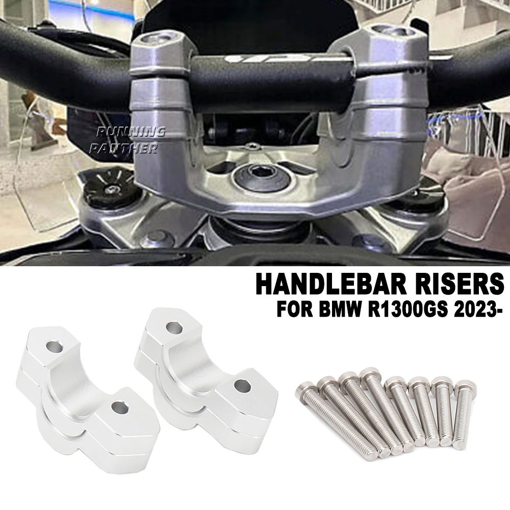 （In Stock）Motorcycle Handlebar Riser CNC Handle Bar Raiser Extend Mount ...