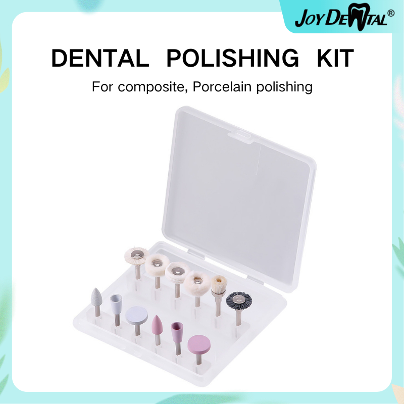 12pcs/kits Dental 0413 Brownie Polishers Friction Grip FG Mini Points 1