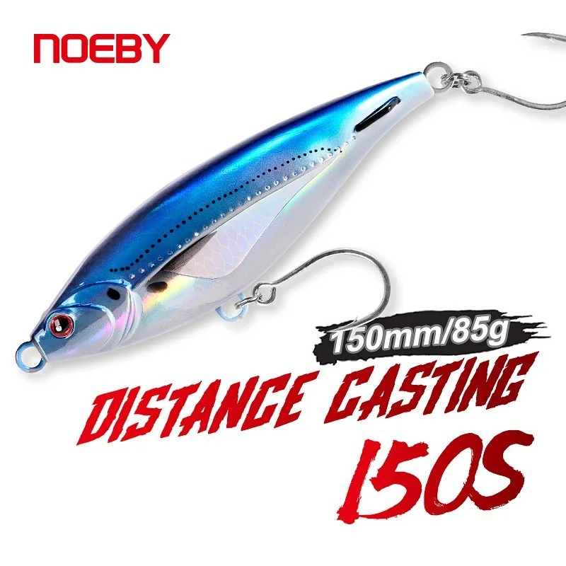 3 Leurres Noeby Sinking Stickbait 150 Mm – Pêche Eau Salée – Neufs